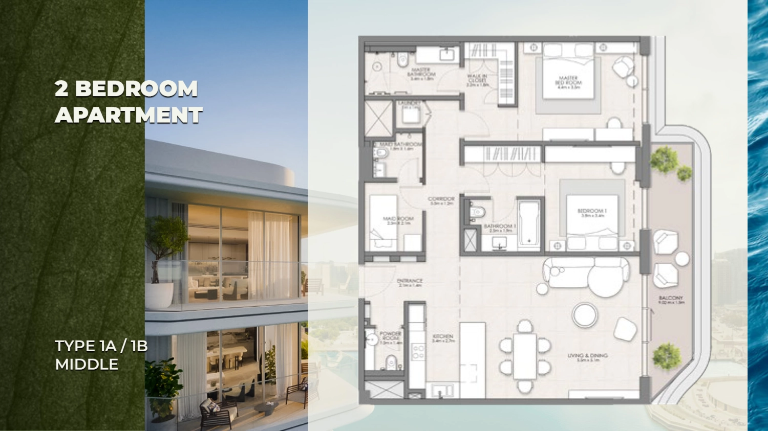 2 BR - Type B